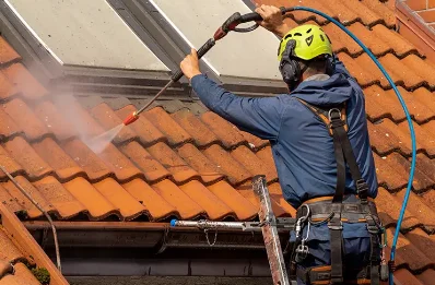 Démoussage et hydrofuge de toiture à Nollieux